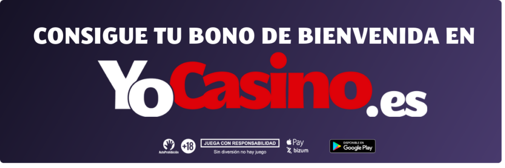 Consigue tu bono de bienvenida en YoCasino.es