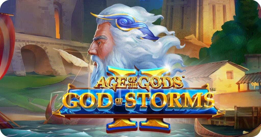 Ilustración promocional de la slot Age of the Gods: God of Storms II