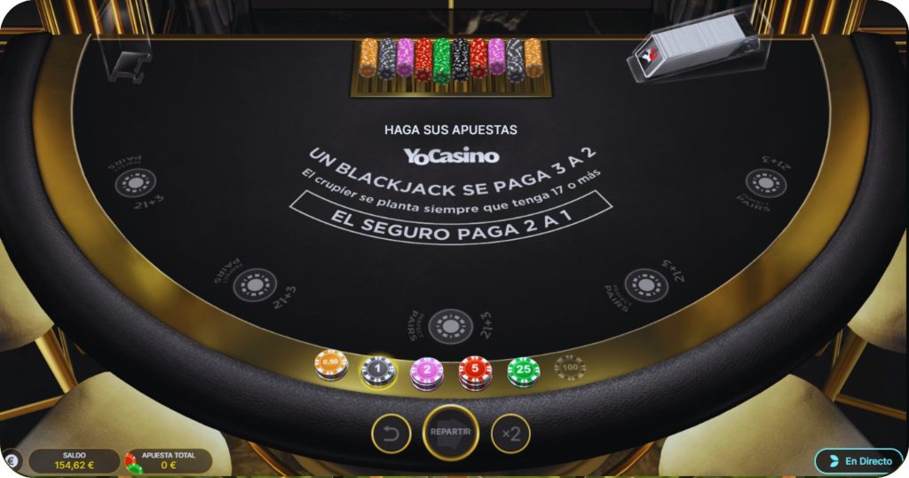 Banner Juegos de Blackjack online en YoCasino