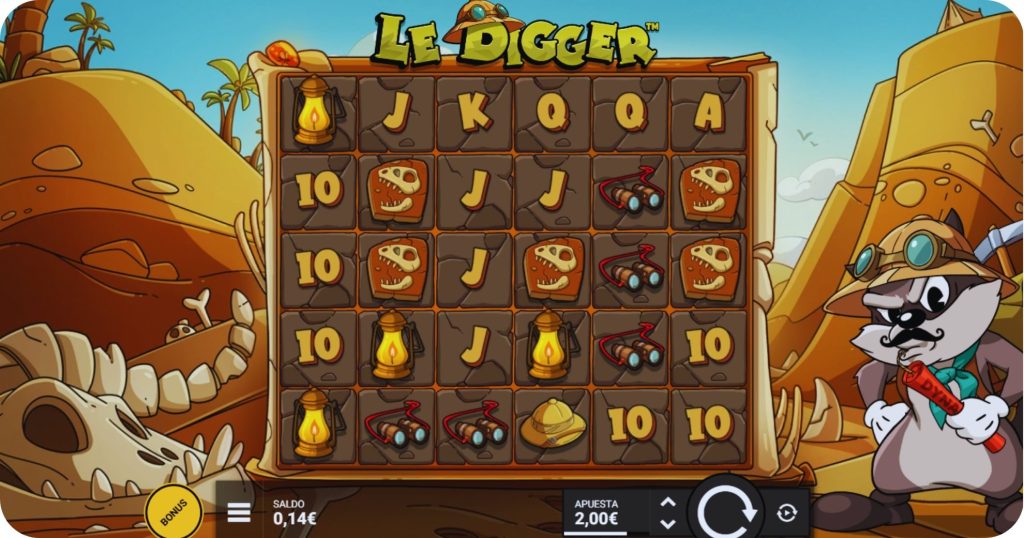 Banner Slot Le Digger (Hacksaw Gaming)