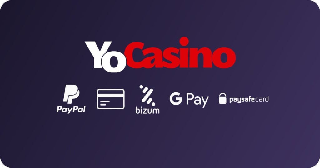 Banner de métodos de pago de YoCasino