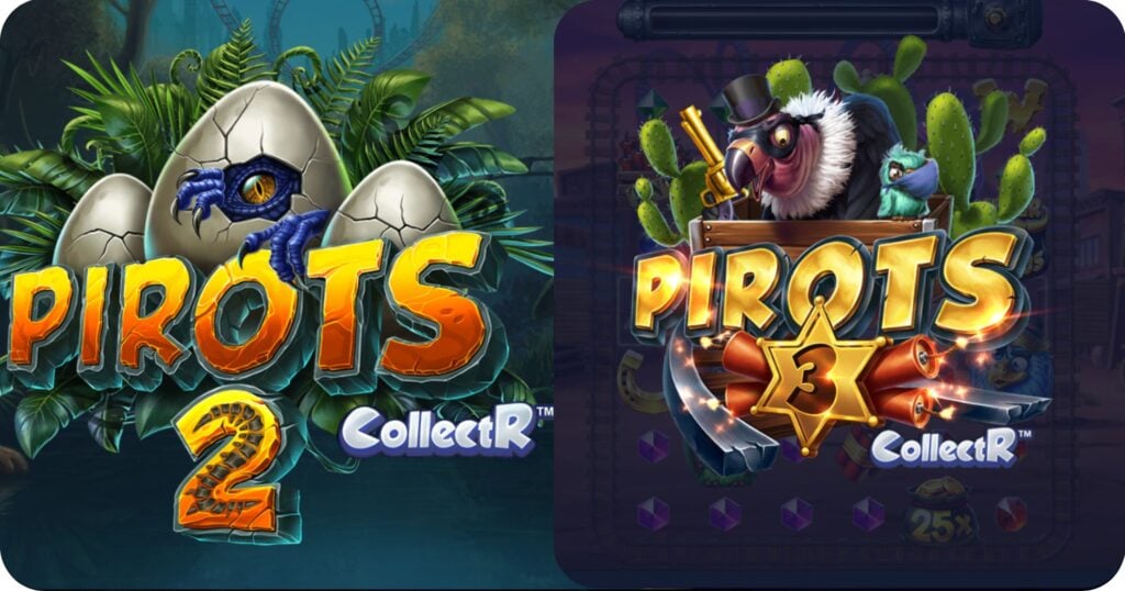 Imagen promocional de los juegos Pirots 2 y Pirots 3.