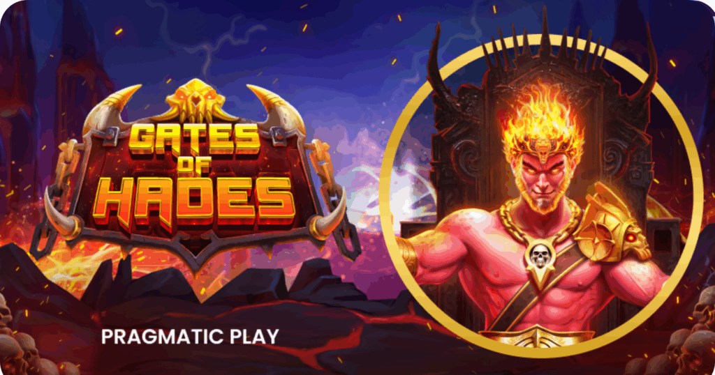 Imagen de la tragamonedas Gates of Hades con símbolos infernales 
