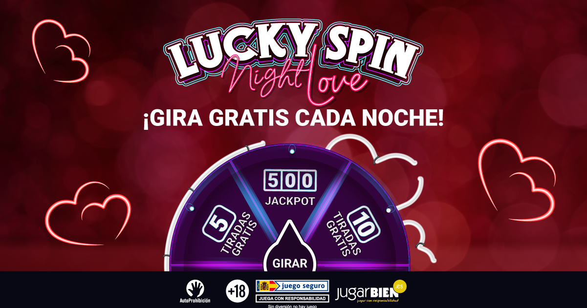 Descubre la nueva Lucky Spin Night San Valentín ❤