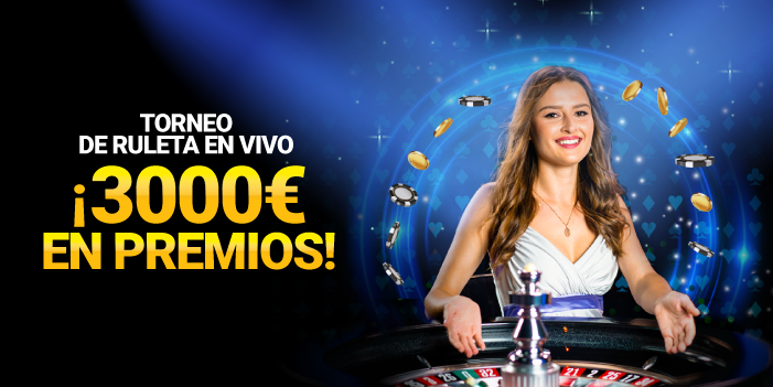 Torneo Ruletas en vivo: ¡3.000€ en premios!