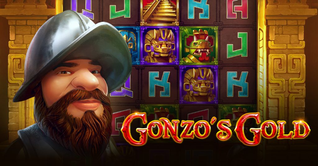 Captura de pantalla del juego tragaperras Gonzo's Gold.