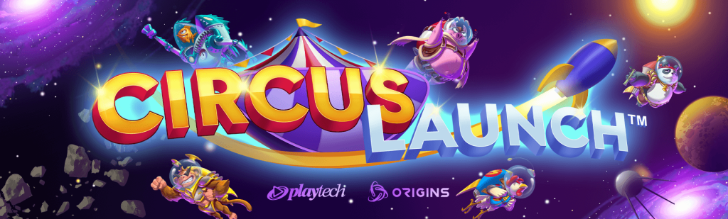 Portada del crash game Circus Launch de Playtech