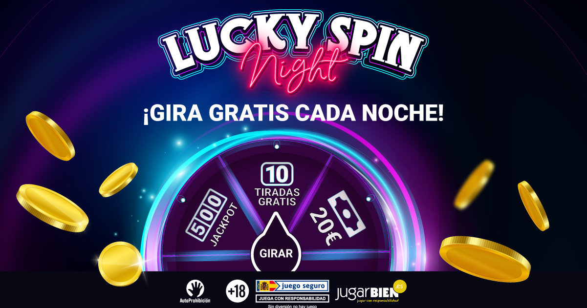 Descubre cada noche nuestra Lucky Spin Night ?