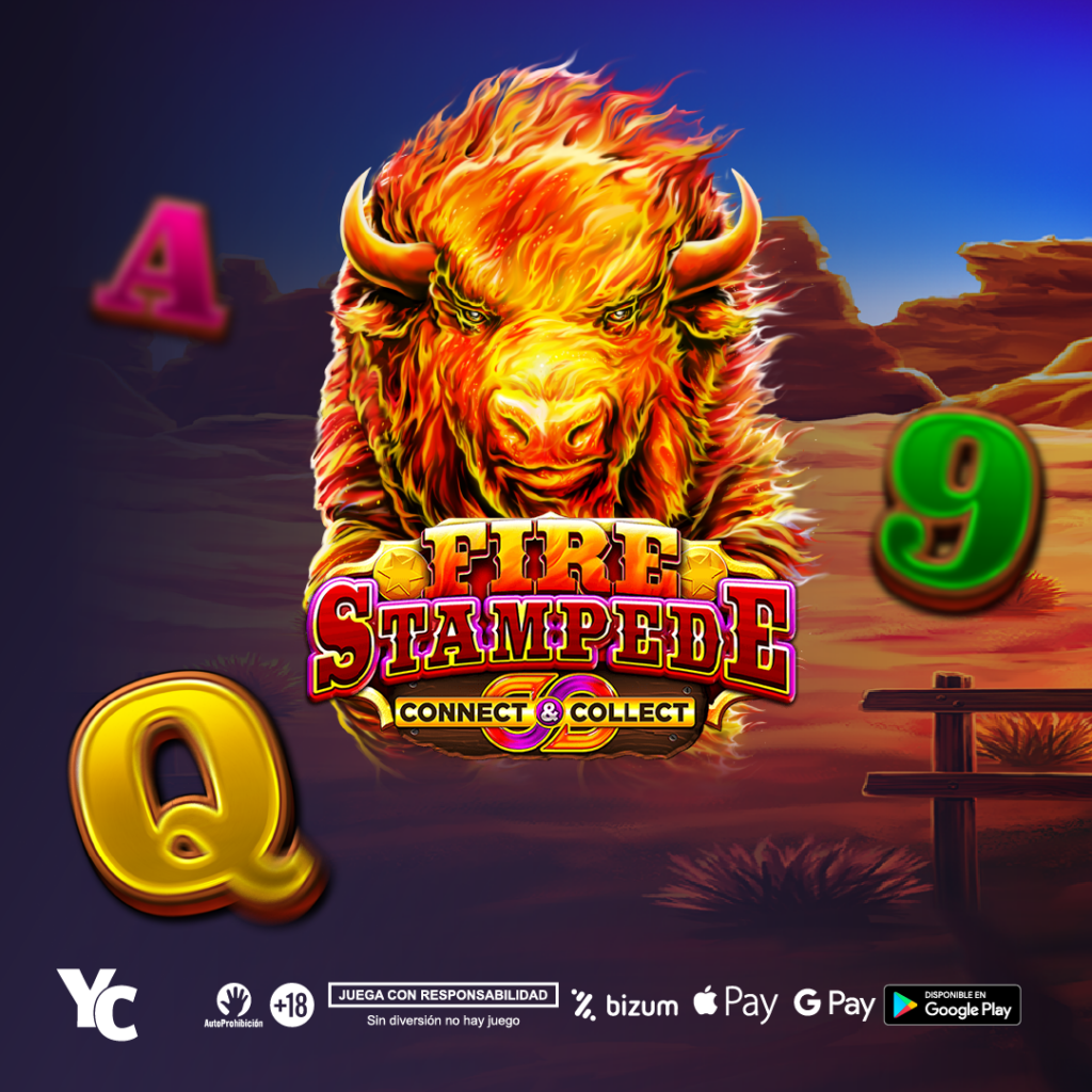 Portada de la slot Fire Stampede