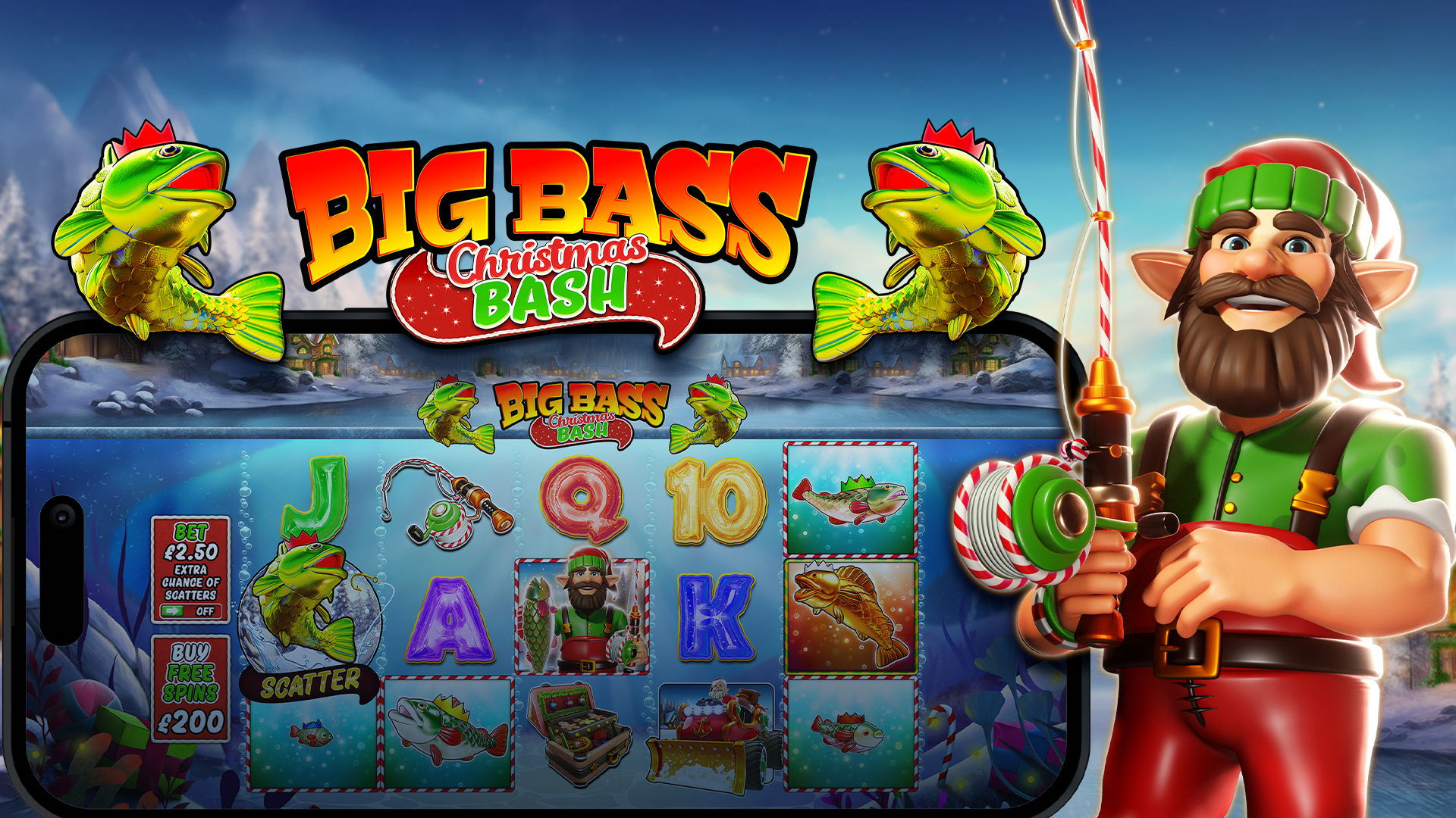 Reseña de la slot Big Bass Christmas Bash