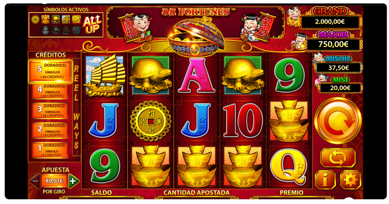 Reseña del juego – 88 Fortunes