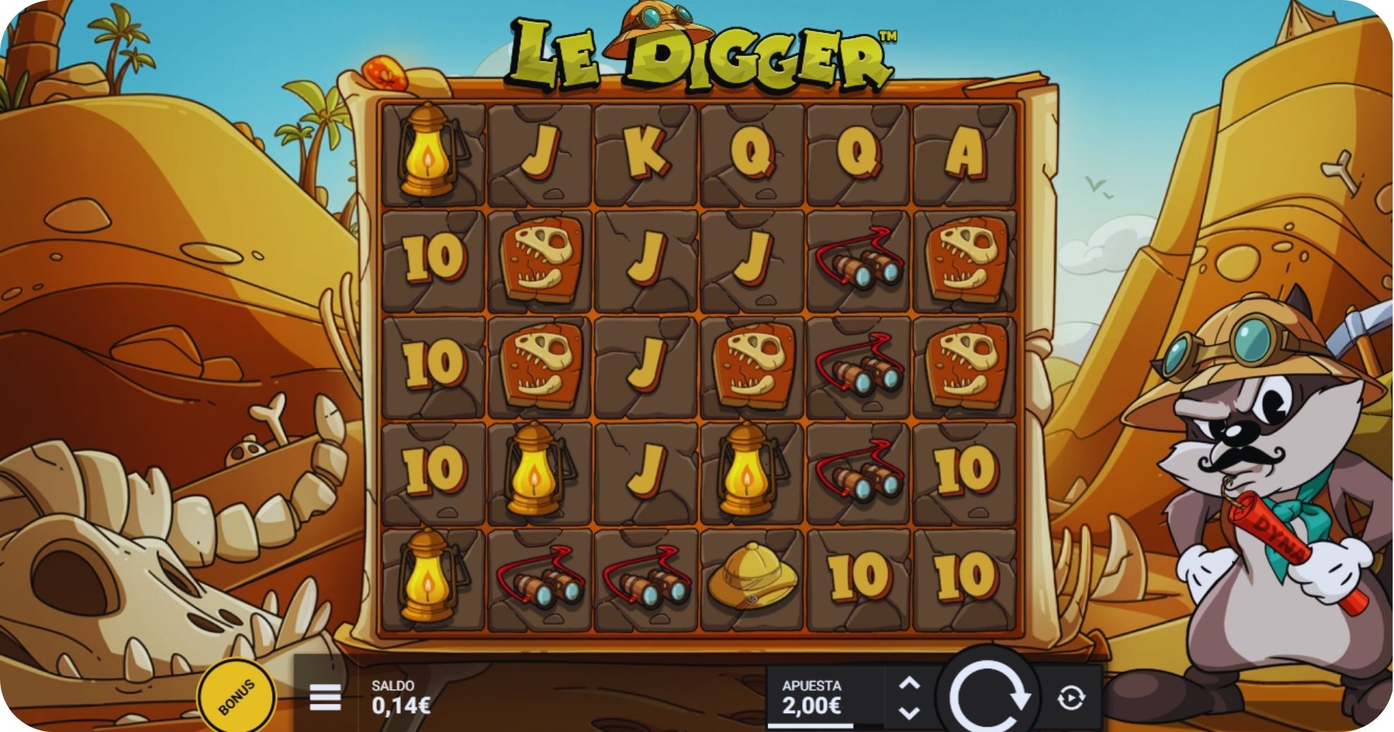 Reseña de Le Digger (Hacksaw Gaming)