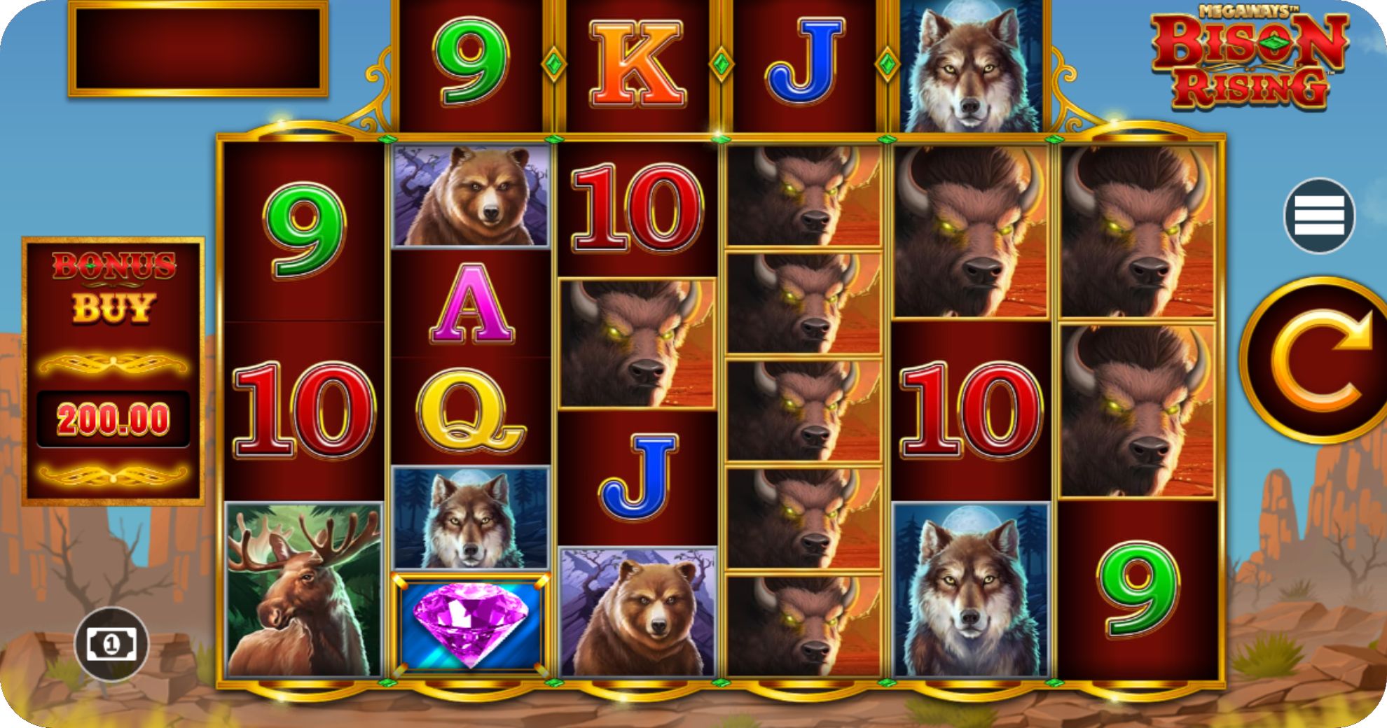 Bison Rising Megaways: cómo se juega, RTP, pagos y más