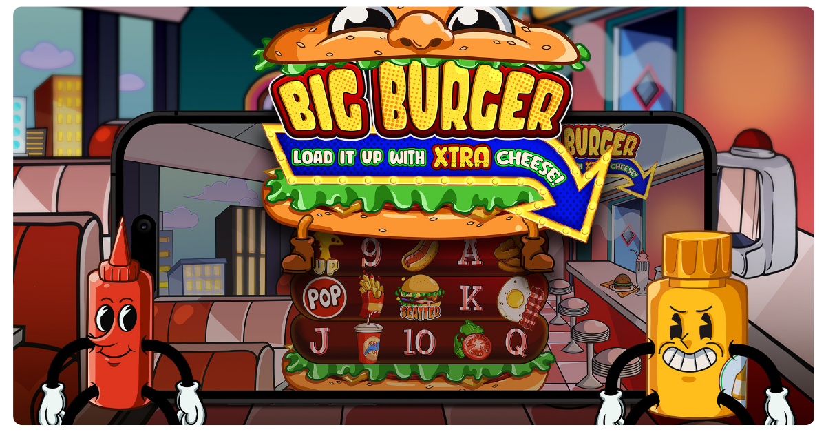 Reseña de la slot: Big Burger Load it up with Xtra Cheese