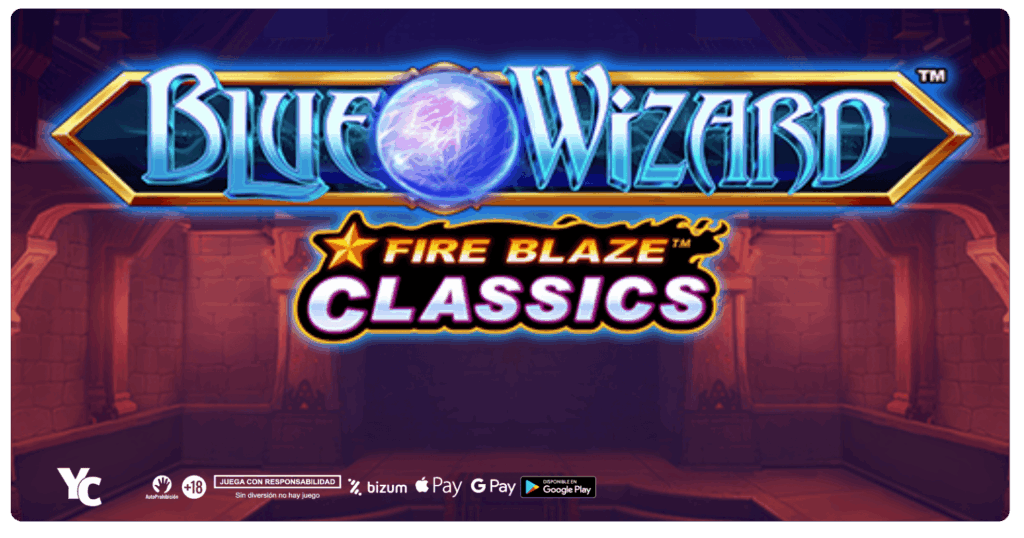 Fire Blaze Blue Wizard