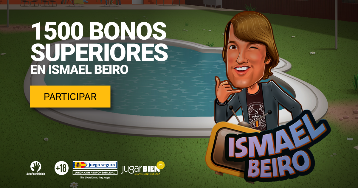 ¡Consigue 5 bonos superiores para la slot Ismael Beiro!