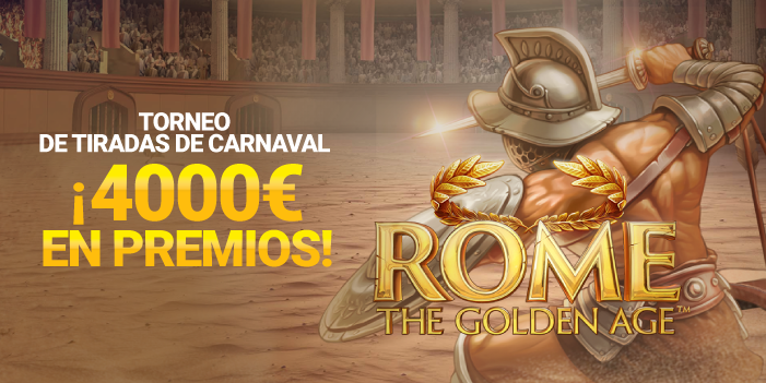 Torneo Tiradas gratis en Rome the Golden Age