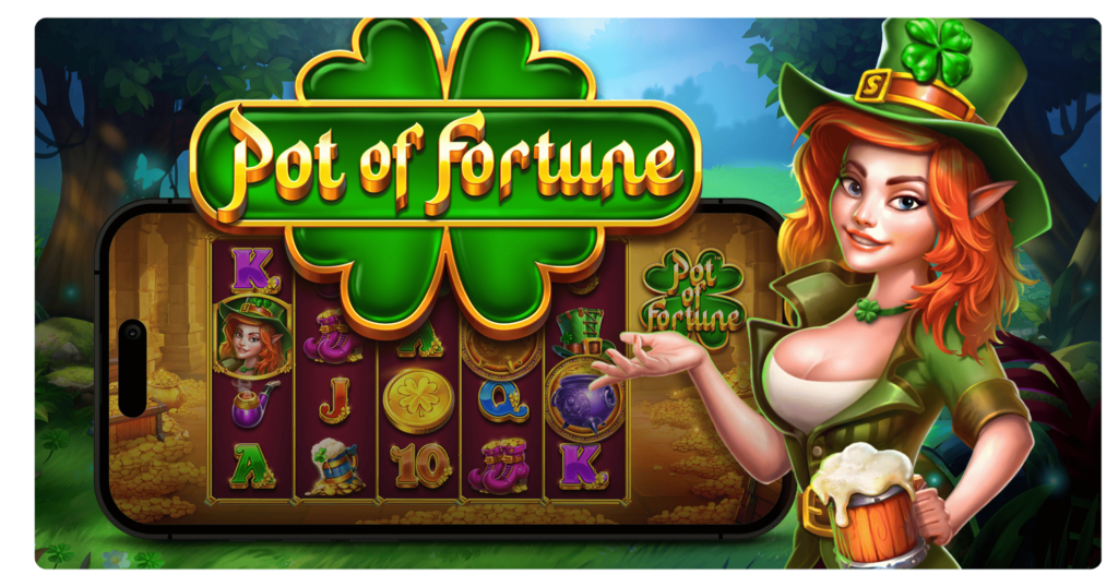 Portada de la slot Pot of Fortune