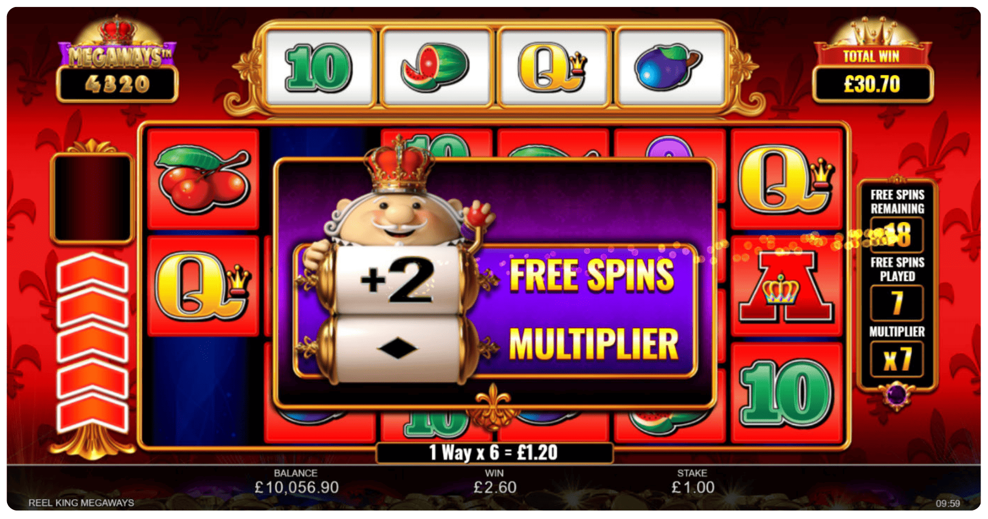 Reseña de la slot: Reel King Megaways