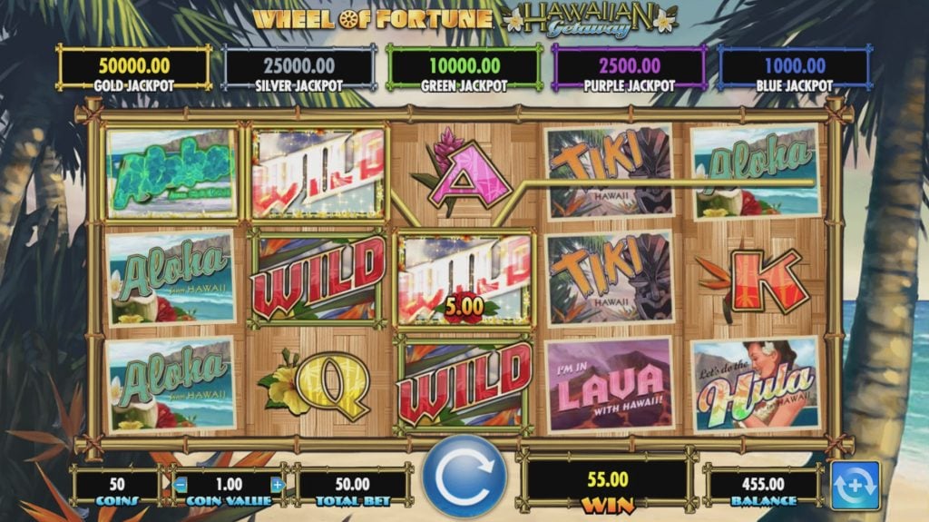 slot Wheel of Fortune Hawaiian Getaway