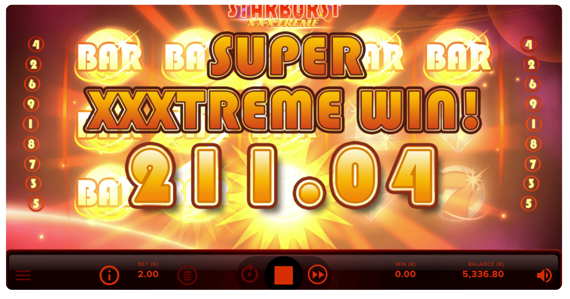 Reseña del Juego – Starburst XXXtreme