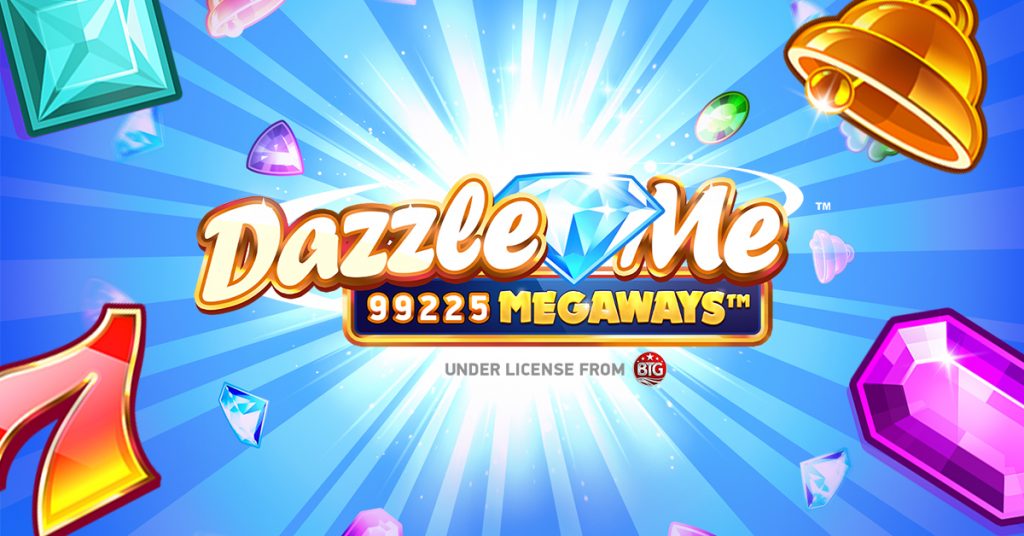 Sampul slot Dazzle Me Megaways dari NetEnt